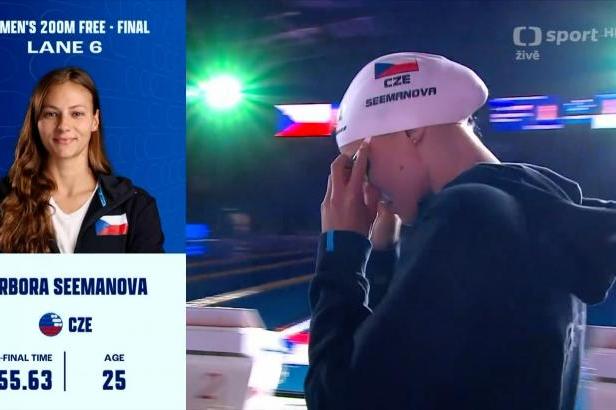 Finále dvoustovky volným způsobem na MS se Seemanovou