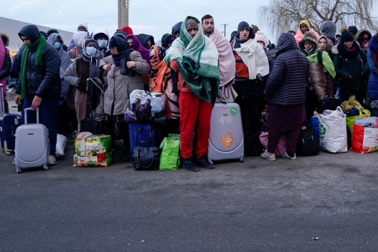 Ukrajinští uprchlíci prchají před válkou do polského města Przemysl Zdroj: Reuters