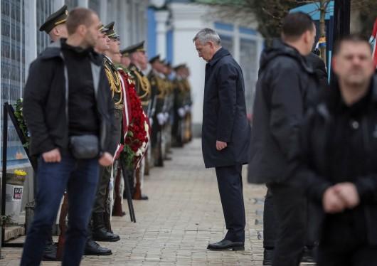 Generální tajemník NATO Jens Stoltenberg na návštěvě Kyjeva Zdroj: Reuters