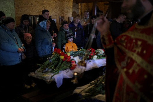Pohřeb dvou Rusy zabitých dětí v Umani,  Autor: Carlos Barria,  Zdroj: Reuters